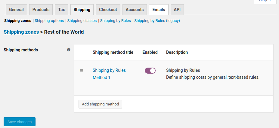 Opentools Woocommerce ShippingRules ShippingZone3