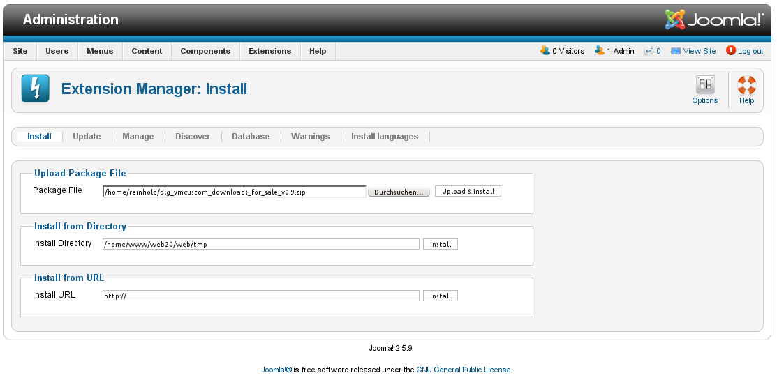 downloads for sale installation